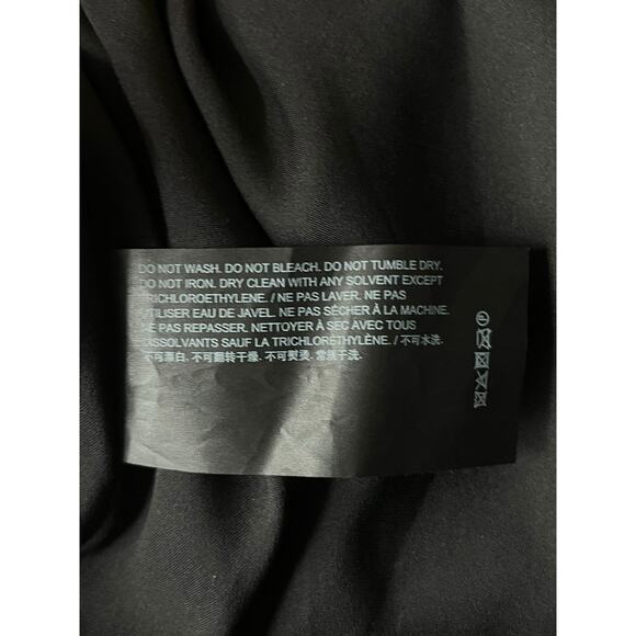 Theory dress off the shoulder velvet midi brown size 10 - Picture 5 of 7